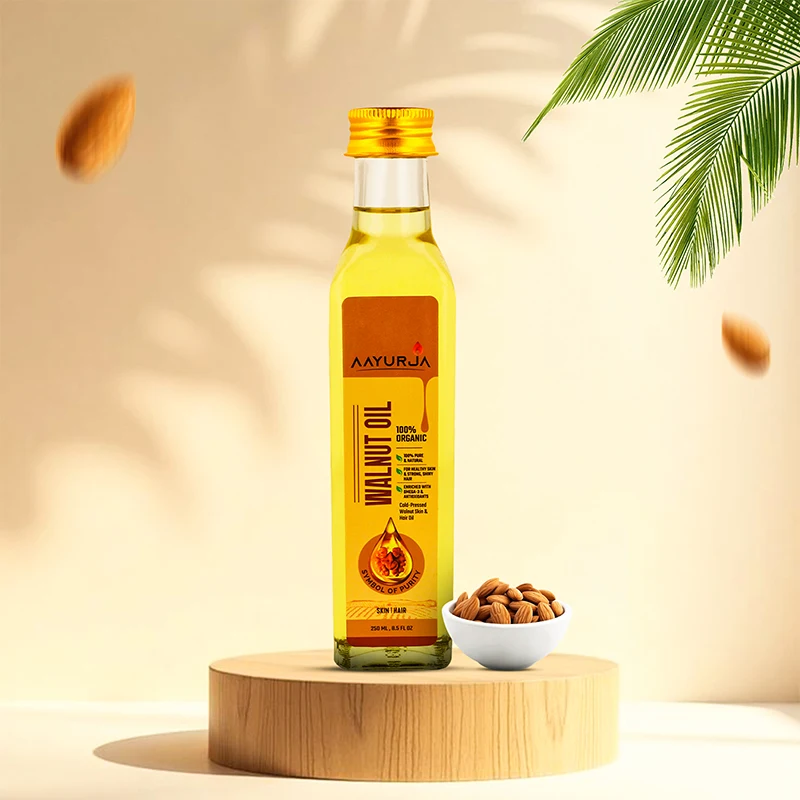100% Cold-Pressed Sweet Almond Oil – For Skin & Hair Care